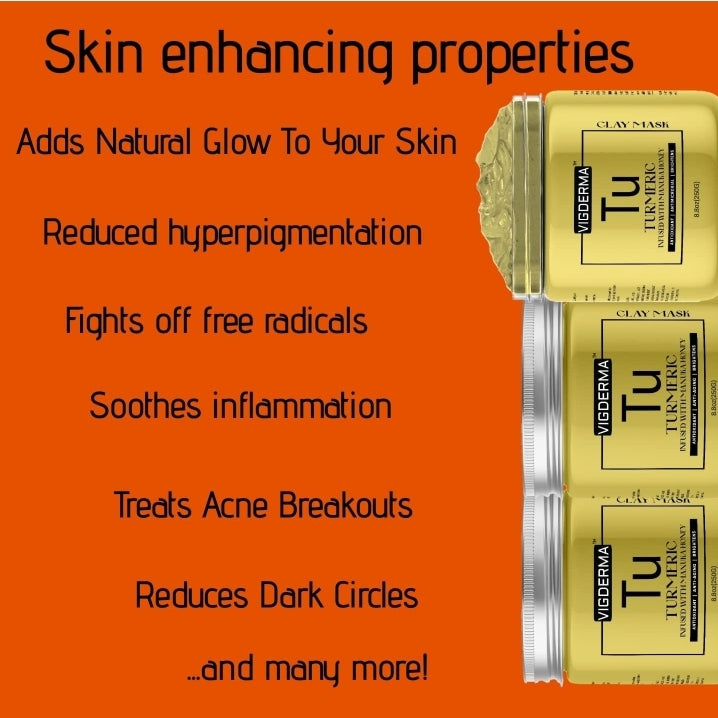Turmeric Infused With Manuka Honey Clay Mask